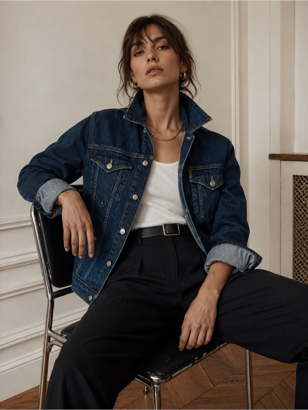 Katharine Hamnett Archive Denim Jacket | Made in Italy | 90s Designer Denim